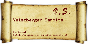 Veiszberger Sarolta névjegykártya